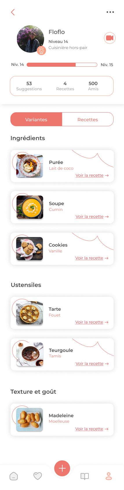 Page profil utilisateur.rice