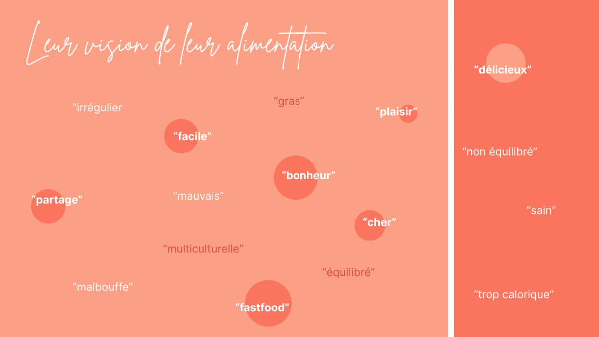 Présentation d'une de nos questions présente sur notre questionnaire utilisateurs