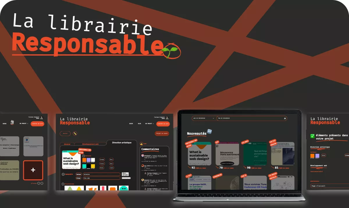 Image de couverture projet 1 : La librairie responsable.