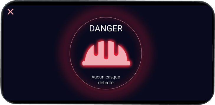 Interface de l'appli