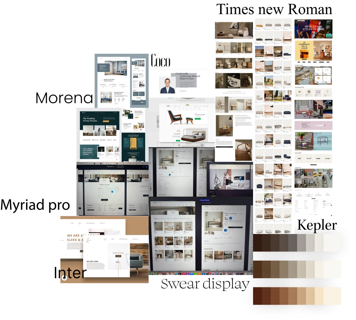 Planche d'ambiance - inspiration client